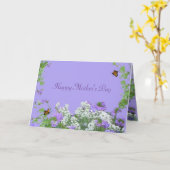 Personaliseer standaard "Felicitaties met Moederda Kaart (Gele Bloem)