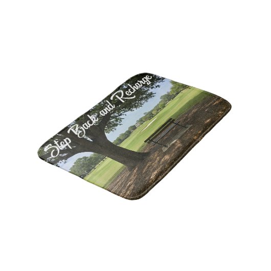 Personaliseer stap terug en laad golf op badmat (Gekanteld)