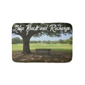 Personaliseer stap terug en laad golf op badmat (Voorkant)