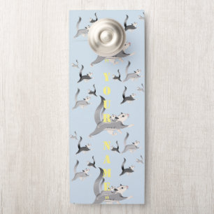 Personaliseer Sugar Glider Deurknop Plaque Deurhanger
