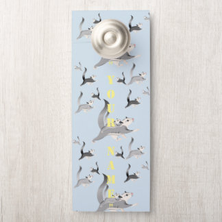 Personaliseer Sugar Glider Deurknop Plaque Deurhanger