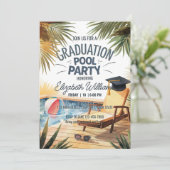 Personaliseer Sunglass Lounge Chair Afstuderen Poo Kaart (Staand voorkant)