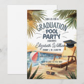 Personaliseer Sunglass Lounge Chair Afstuderen Poo Kaart (Voorkant / Achterkant)