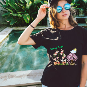 Personaliseer Sunny Lillies Eekhoorns spelen T-shirt