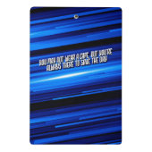 Personaliseer SuperHero Papa Mini Klembord (Achterkant)