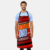 Personaliseer SuperHero Papa Schort (Gedragen)