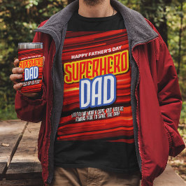 Personaliseer SuperHero Papa T-shirt
