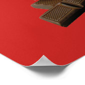 Personaliseer Sweetest Day Chocolate Chipmunk Poster (Hoek)