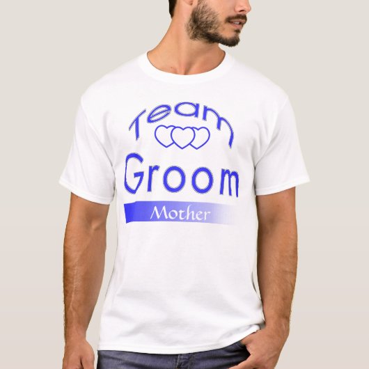 PERSONALISEER TEAM GROOM T-SHIRT (Voorkant)