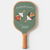 Personaliseer Team Pickleball Paddle (Achterkant)