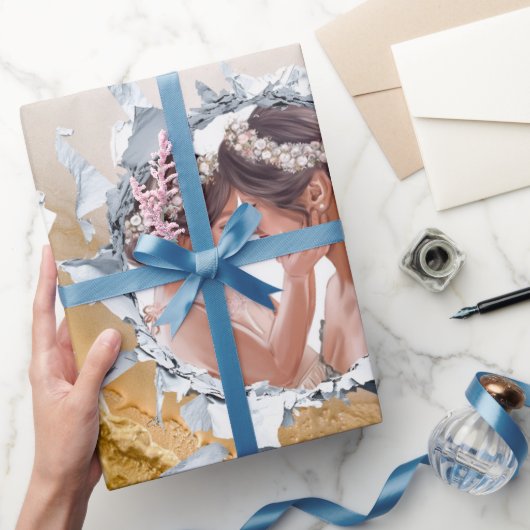 PERSONALISEER TEKST EN AFBEELDING CADEAUPAPIER (Geschenken)