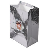 PERSONALISEER TEKST EN AFBEELDING MEDIUM CADEAUZAKJE (Voorkant Gekanteld)