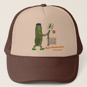 Personaliseer tekst grappige Pickle-speler Trucker Pet