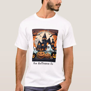 Personaliseer tekst, Leuke Halloween, Geestelijk T T-shirt