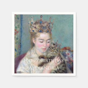 PERSONALISEER The Prince and Me Gefeliciteerd Servet