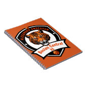 Personaliseer Tiger Basketbal Notitieboek (Rechterzijde)