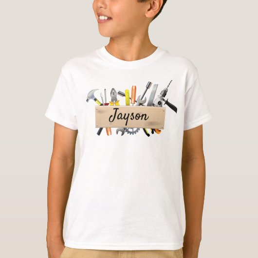 Personaliseer timmerman t-shirt (Voorkant)