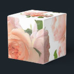 Personaliseer trendy rozen modern elegant sjabloon bedankdoosjes<br><div class="desc">Personaliseer trendy rozen moderne elegante sjabloon cadeaudoos.</div>