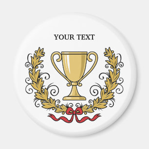 Personaliseer Trophy Cup Magneet
