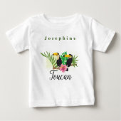 Personaliseer Tropisch Theme Toucan Flowers Hibisc (Voorkant)