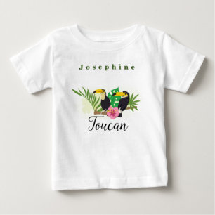Personaliseer Tropisch Theme Toucan Flowers Hibisc