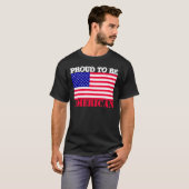 Personaliseer Trots om Amerikaans te zijn (Nationa T-shirt (Voorkant volledig)