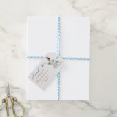 Personaliseer Trouwfeest Jurk Bedankt Cadeaulabel (Met Touw)