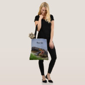 Personaliseer twee Alligators fotografie Tote Bag (Op model)