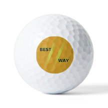 Personaliseer unieke aangepaste golfbal Design