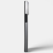 Personaliseer USA Flag Faux Silver Metal Swirl Case-Mate iPhone Case (Achterkant / Rechts)