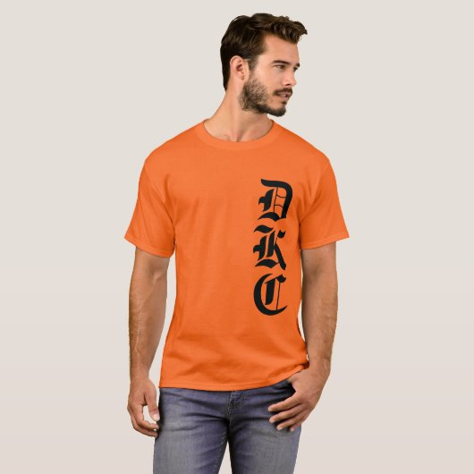 Personaliseer uw 3-briefMonogram T-shirt (Voorkant volledig)