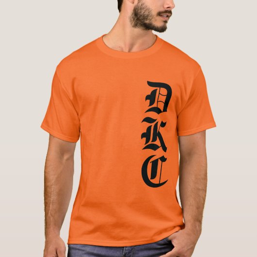Personaliseer uw 3-briefMonogram T-shirt (Voorkant)