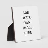 personaliseer uw 5.25 vierkante fotoplaque fotoplaat (Voorkant)