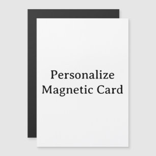 Personaliseer uw 5" x 7" magnetische kaart