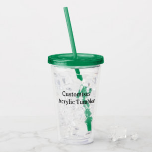 Personaliseer uw aangepaste 16oz, Smoke Acryl Drinkbeker