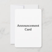 Personaliseer uw afgeronde 3,5" x 5" aankondiging (Voorkant)