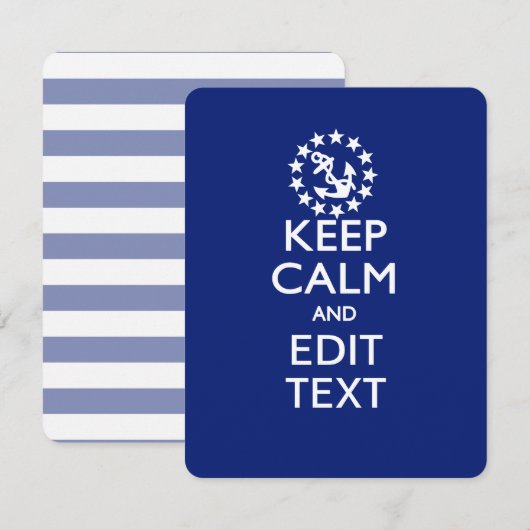 Personaliseer uw autisch houd kalm en geef Tekst u (Voorkant / Achterkant)