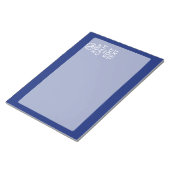 Personaliseer uw autisch houd kalm en geef Tekst u Notitieblok (Schuin)