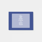 Personaliseer uw autisch houd kalm en geef Tekst u Post-it® Notes (Voorkant)