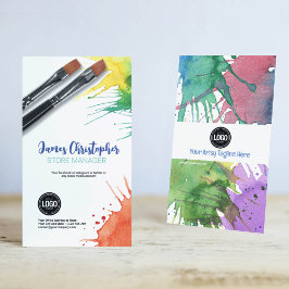 Personaliseer uw bedrijf | Art Supplies Visitekaar Visitekaartje