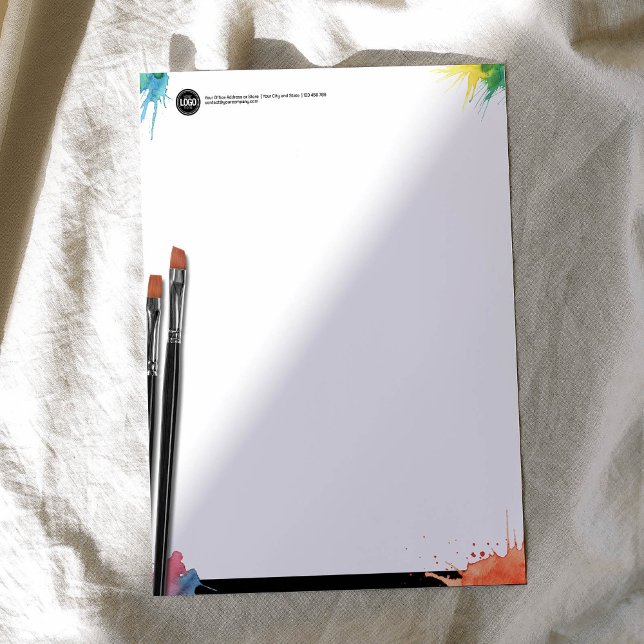 Personaliseer uw bedrijf | Kunstbenodigdheden Briefhoofd (Creator heeft geüpload)