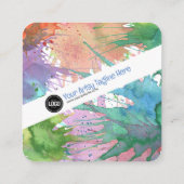 Personaliseer uw bedrijf | Kunstbenodigdheden Kortingskaartje (Achterkant)