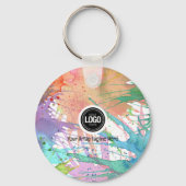 Personaliseer uw bedrijf | Kunstbenodigdheden Sleutelhanger (Voorkant)