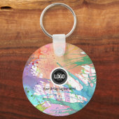 Personaliseer uw bedrijf | Kunstbenodigdheden Sleutelhanger (Voorkant)