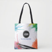 Personaliseer uw bedrijf | Kunstbenodigdheden Tote Bag (Voorkant)