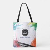 Personaliseer uw bedrijf | Kunstbenodigdheden Tote Bag (Achterkant)