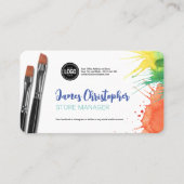 Personaliseer uw bedrijf | Kunstbenodigdheden Visitekaartje (Voorkant)