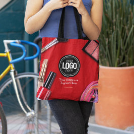 Personaliseer uw bedrijf | Modern make-upbedrijf Tote Bag