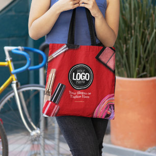 Personaliseer uw bedrijf Modern make-upbedrijf Tote Bag