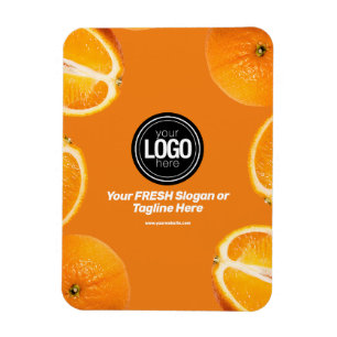 Personaliseer uw bedrijf Oranje onderneming Magneet